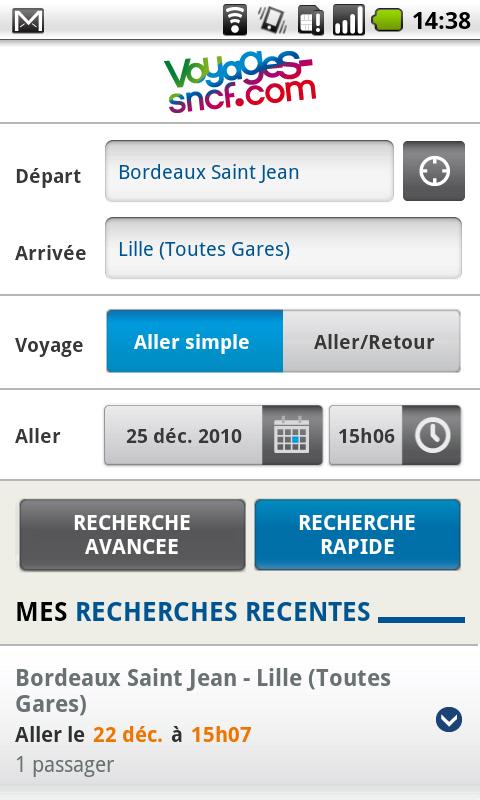 Horaires & Résa Android Travel & Local