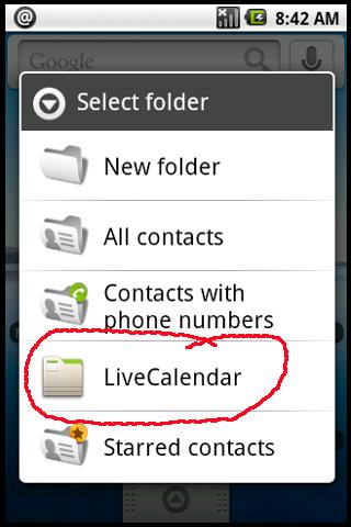 LiveCalendar Android Productivity