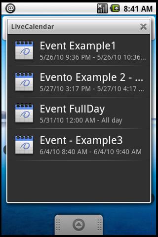 LiveCalendar Android Productivity