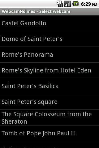 Rome Webcams Android Travel & Local