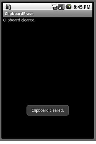 Clipboard Erase Lite Android Tools