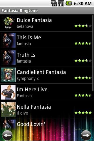 Fantasia Ringtone Android Entertainment