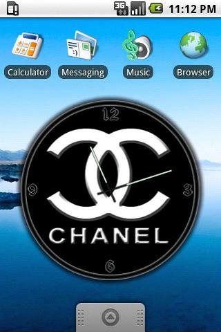Chanel Clock Widget Android Personalization