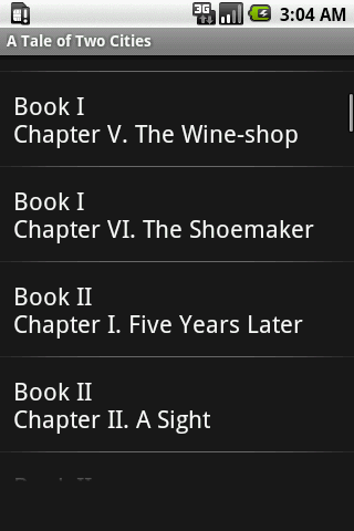 A Tale of Two Cities Android Books & Reference
