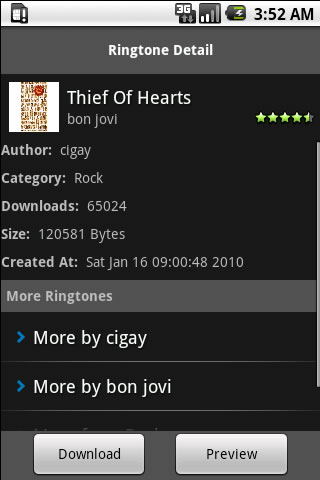 Bon Jovi Ringtones Android Entertainment