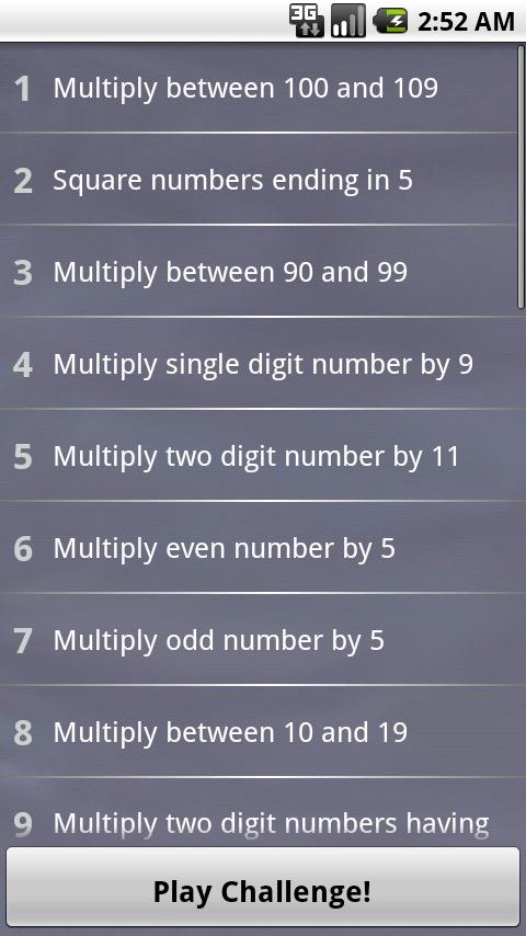 Fun Math Tricks Lite Android Education