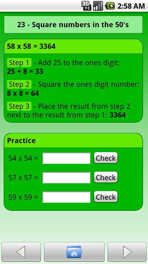 Fun Math Tricks Lite Android Education