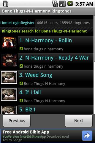 Bone Thugs-N-Harmony Ringtone Android Entertainment