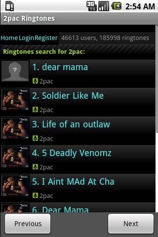 2pac Ringtones