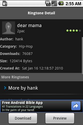 2pac Ringtones Android Entertainment