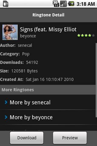 Beyonce Ringtone Android Entertainment