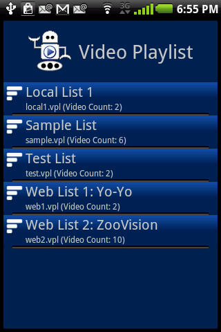 Video Playlist Android Media & Video