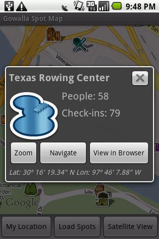 Gowalla Spot Map Android Social