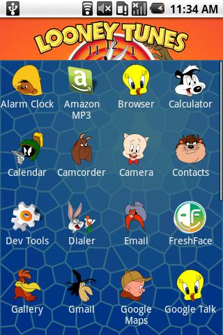 Looney Tune Theme Android Personalization