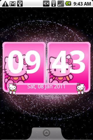 Digital Clock Hello Kitty