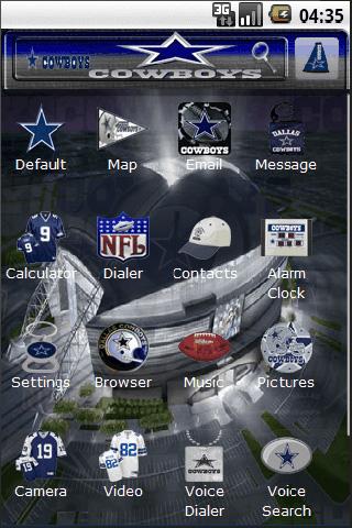 Cowboys-America’s Team Android Personalization