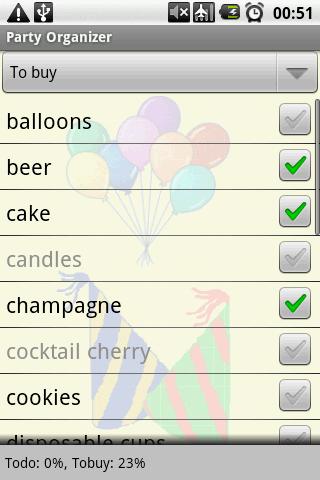 Party Organizer Android Social