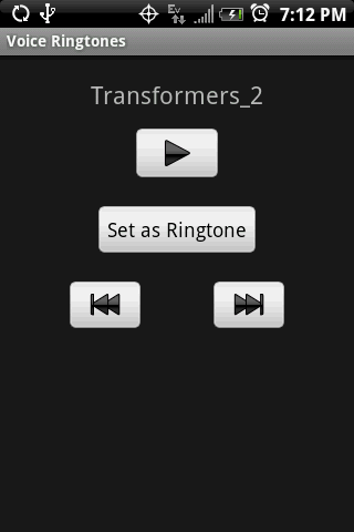 VOICE Ringtones Android Entertainment