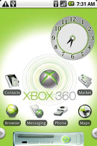 Xbox 360 Theme Android Personalization