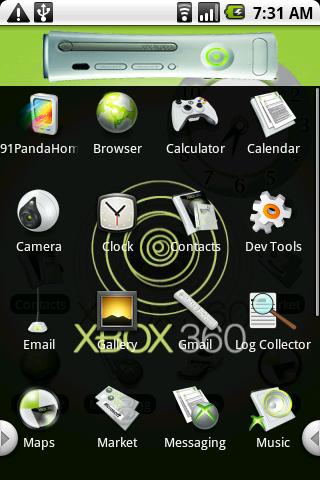 Xbox 360 Theme Android Personalization