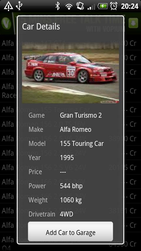 Gran Turismo Car Database Android Entertainment