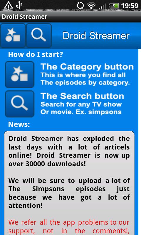 Droid Streamer Pro