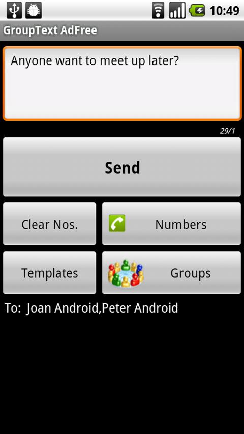GroupText AdFree Android Communication