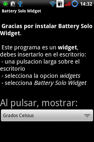 Battery Solo Widget Android Tools