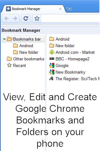 ChromeMarks Lite Android Communication
