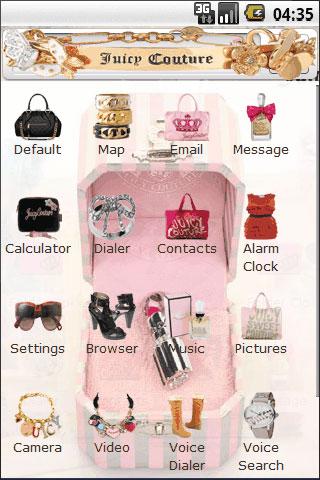 Juicy Couture Android Personalization