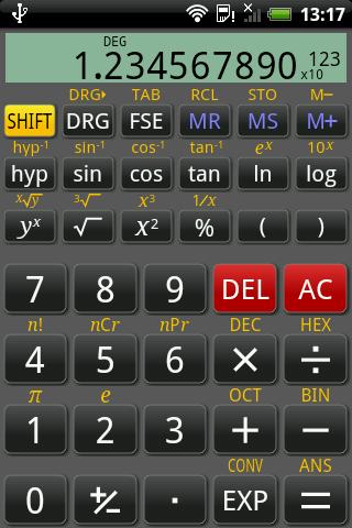 RealCalc Scientific Calculator Android Tools