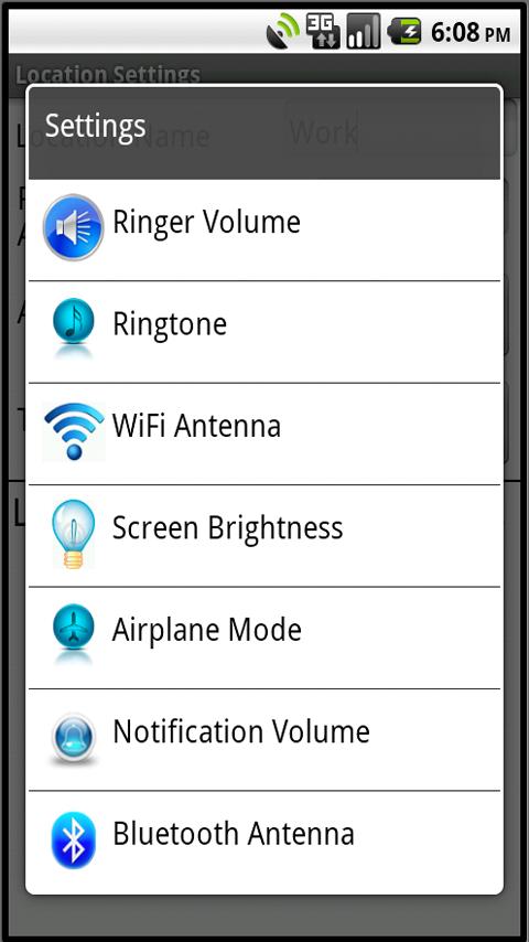 Location Settings-Trial Android Tools