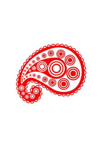 Paisley theme red 1.1