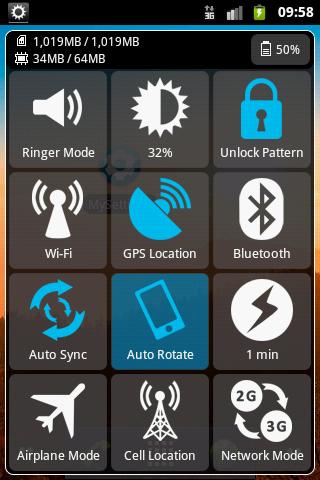MySettings Android Productivity