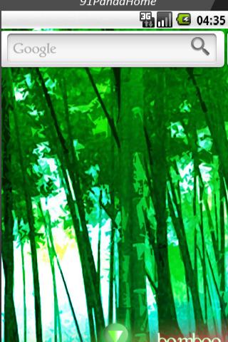 bamboo home theme for panda H Android Personalization