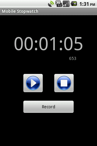 Mobile Stopwatch Android Sports