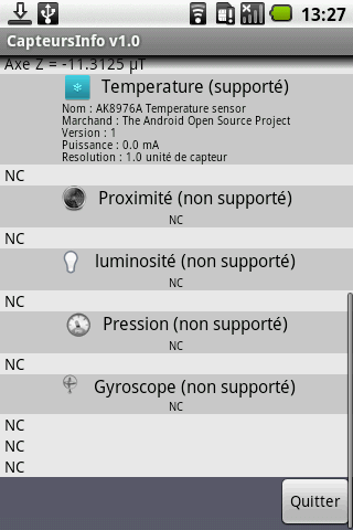 SensorsInfo v1.2 Android Tools