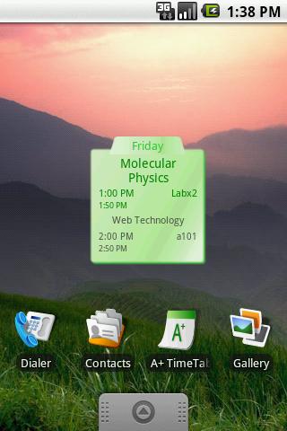 A  Timetable Android Productivity