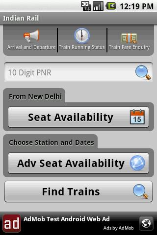 Indian Rail Info App Android Travel & Local