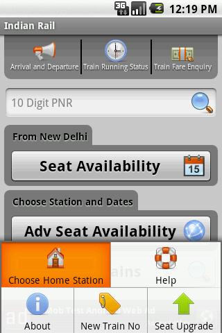 Indian Rail Info App Android Travel & Local