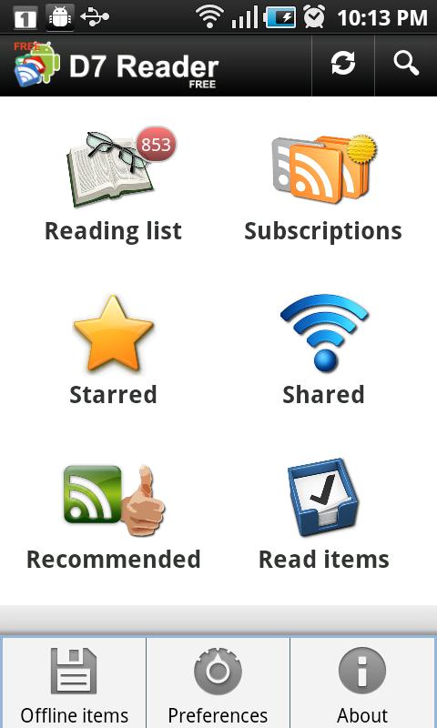 D7 Google Reader