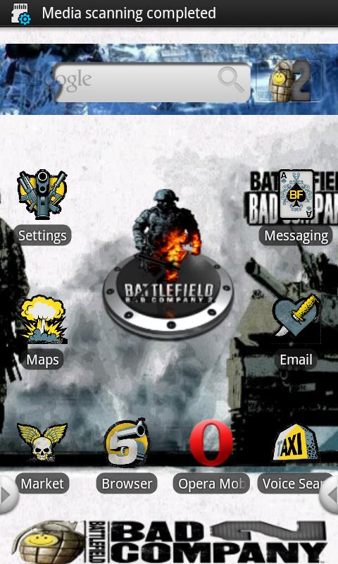 BF Bad Company 2 Android Personalization