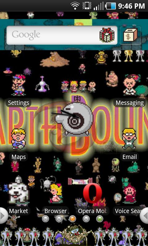 Earthbound Theme Android Personalization