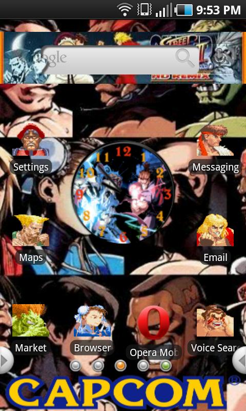 Super Street Fighter 2 theme Android Personalization