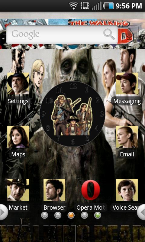 The Walking Dead Theme Android Personalization