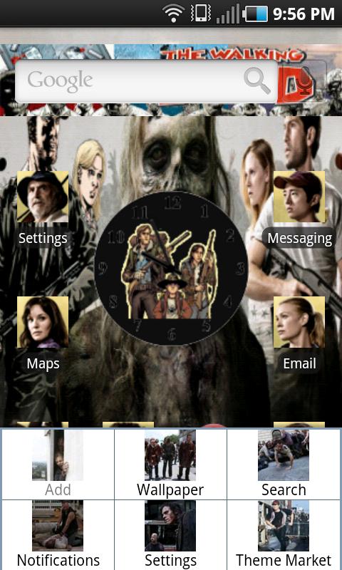 The Walking Dead Theme Android Personalization