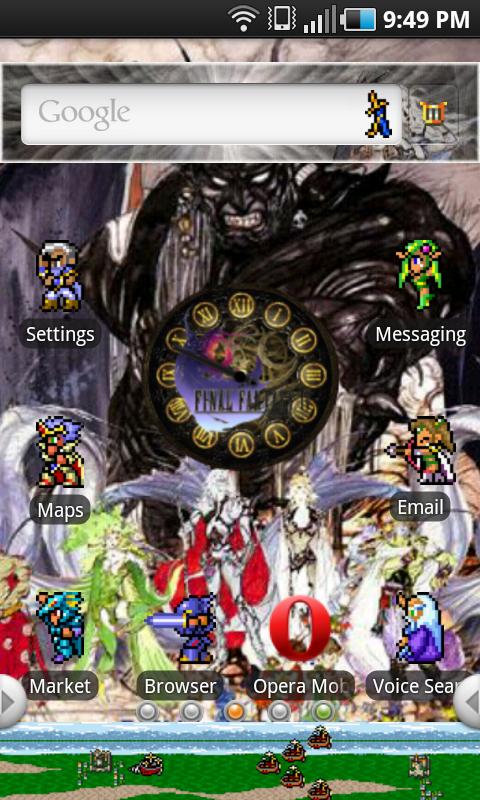 Final Fantasy IV Theme Android Personalization