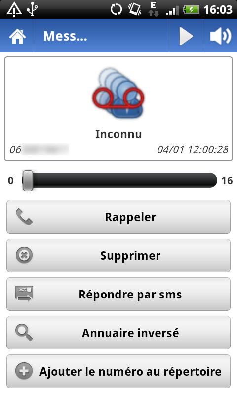 Freebox Messagerie Mobile Android Communication