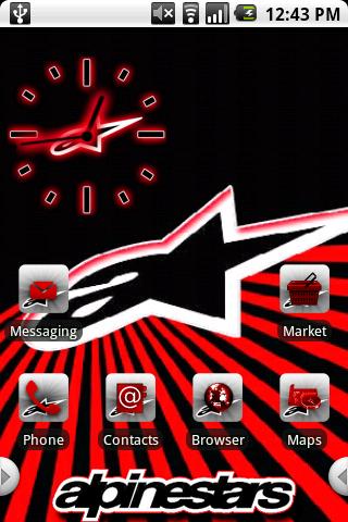 Alpine Stars Theme Android Personalization