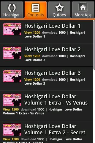 Hoshigari Love Dollar Android Comics